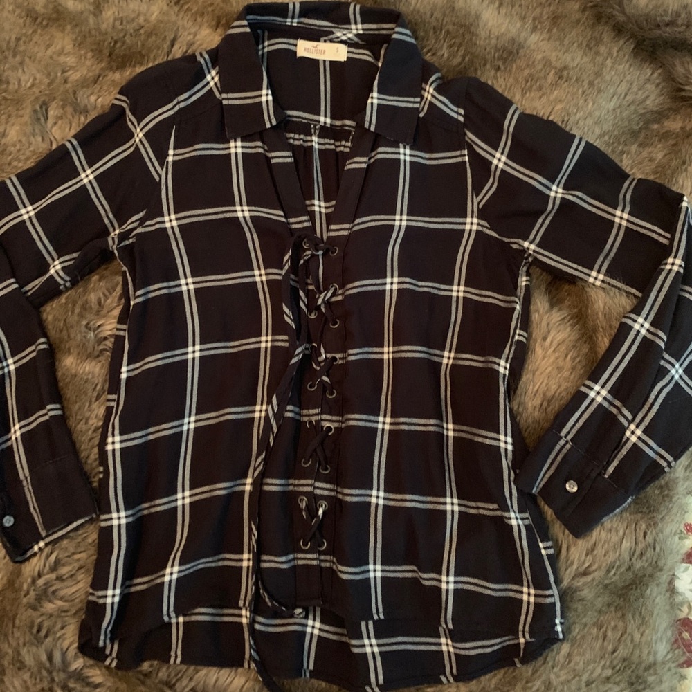 Hollister Lace Up Top